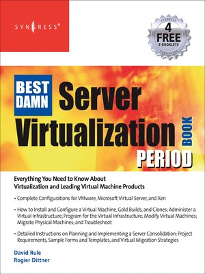 cover image of The Best Damn Server Virtualization Book Period